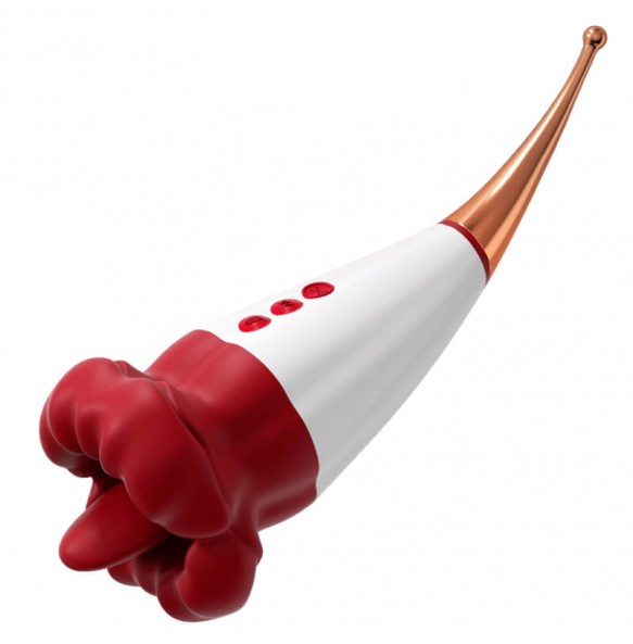 MizzZee - Red Lips Clitoris Simulator Vibrator (Chargeable - Red Color)